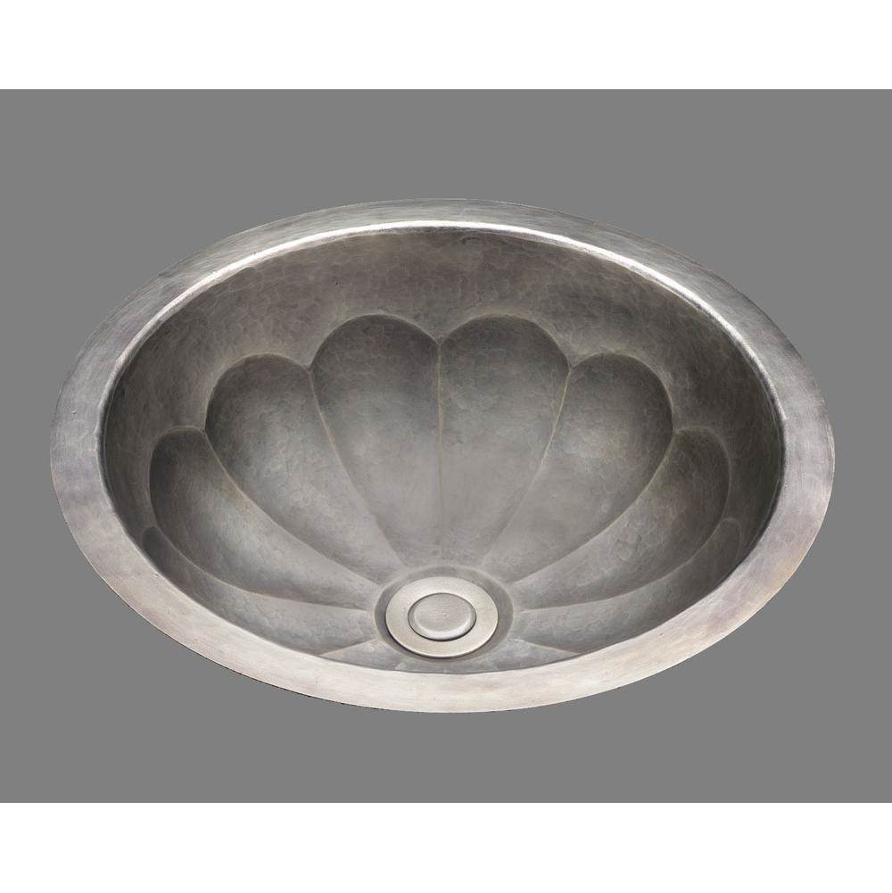 Alno Small Round Lavatory Melon Pattern, Undermount and Drop In