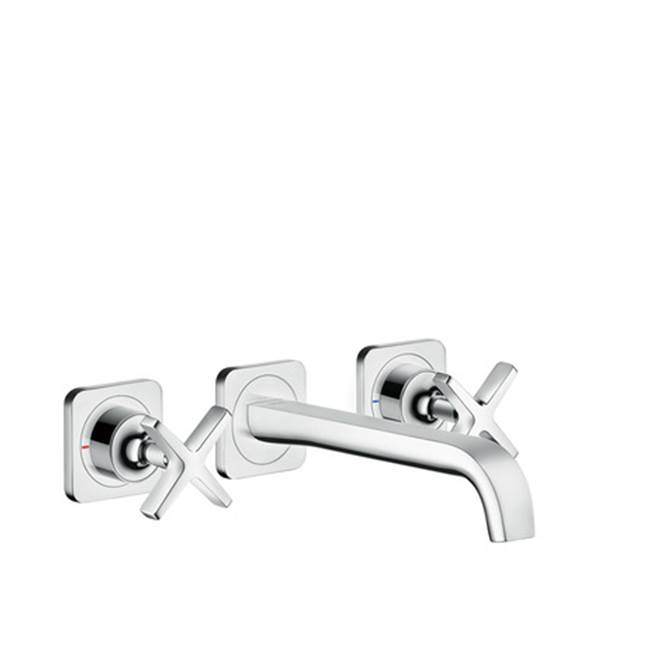 Axor Citterio E Wall-Mounted Widespread Faucet Trim, 1.2 GPM in Chrome