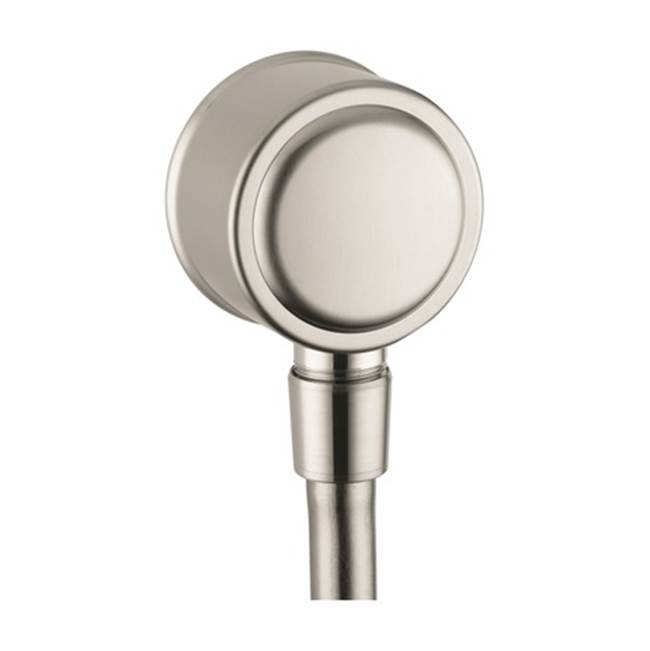 Axor Montreux Wall Outlet with Check Valves in Brushed Nickel