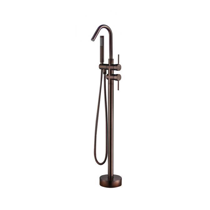 Barclay Flynn Freestanding Faucet (Brass),W/Handshower,ORB
