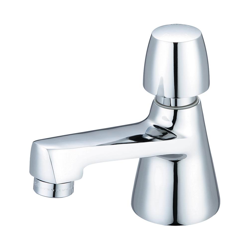 Central Brass Slow-Close-Basin 1 Hole Push Hdl 0.5 Gpm Vandal Proof Cold-Pc