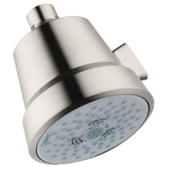 Hansgrohe Club Showerhead 100 3-Jet, 1.75 GPM in Brushed Nickel