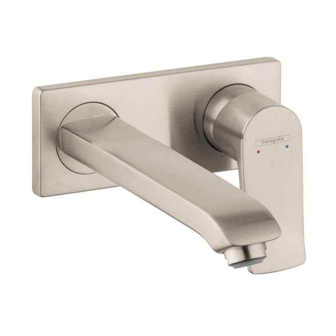 Hansgrohe Metris Wall-Mounted Single-Handle Faucet Trim, 1.2 GPM in Brushed Nickel