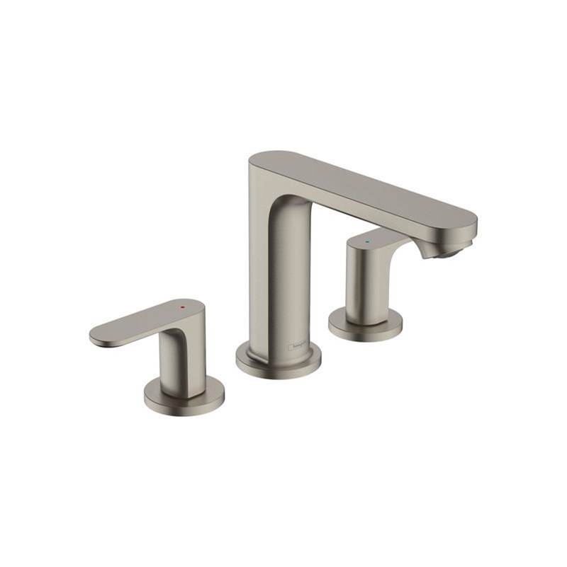 Hansgrohe Rebris S Widespread Faucet 110 with Pop-Up Drain, 1.2 GPM in Brushed Nickel