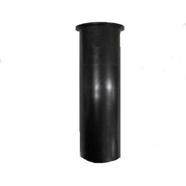 JB Products 1-1/2'' x 6'' Flanged Tailpiece Black PP
