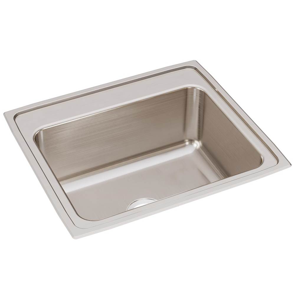 Just Manufacturing Stainless Steel 25'' x 22'' x 10-3/8'' 0-Hole Single Bowl Drop-in Sink