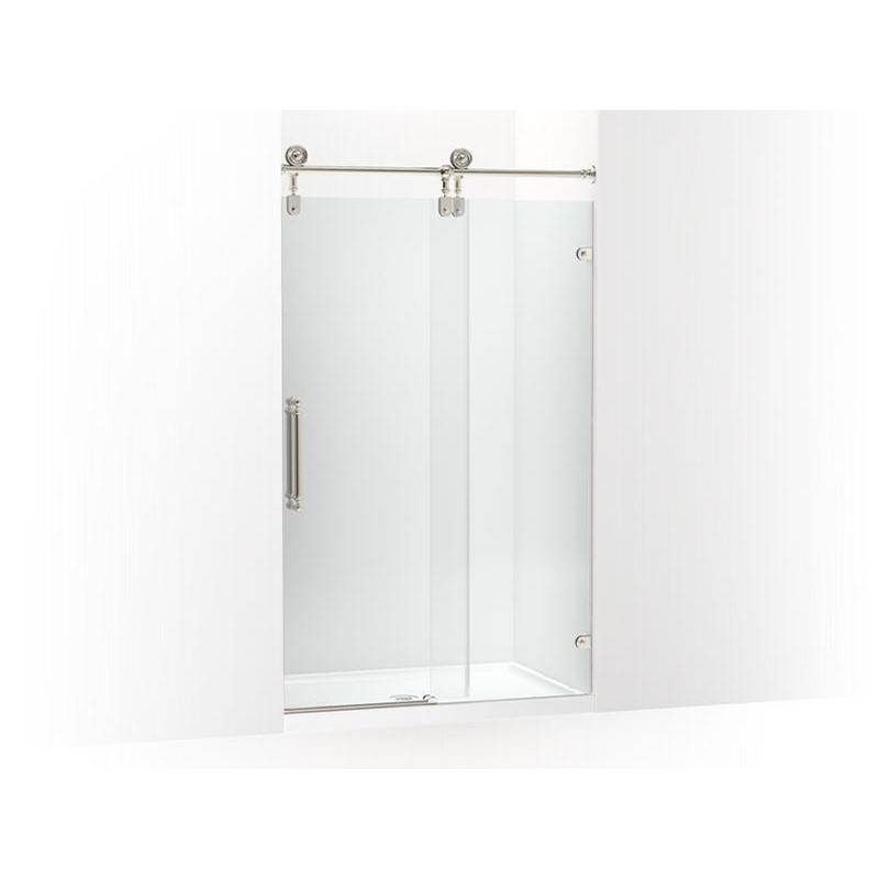 Kohler Artifacts™ 80-7/8'' H sliding shower door with 3/8''-thick glass