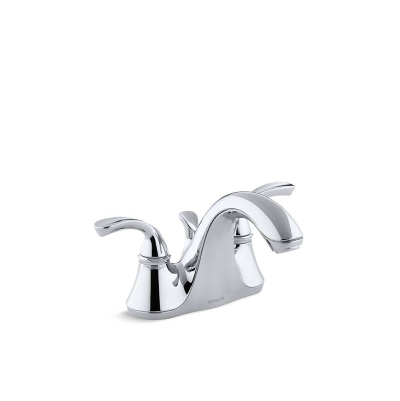 Kohler Forte® Centerset bathroom sink faucet with sculpted lever handles