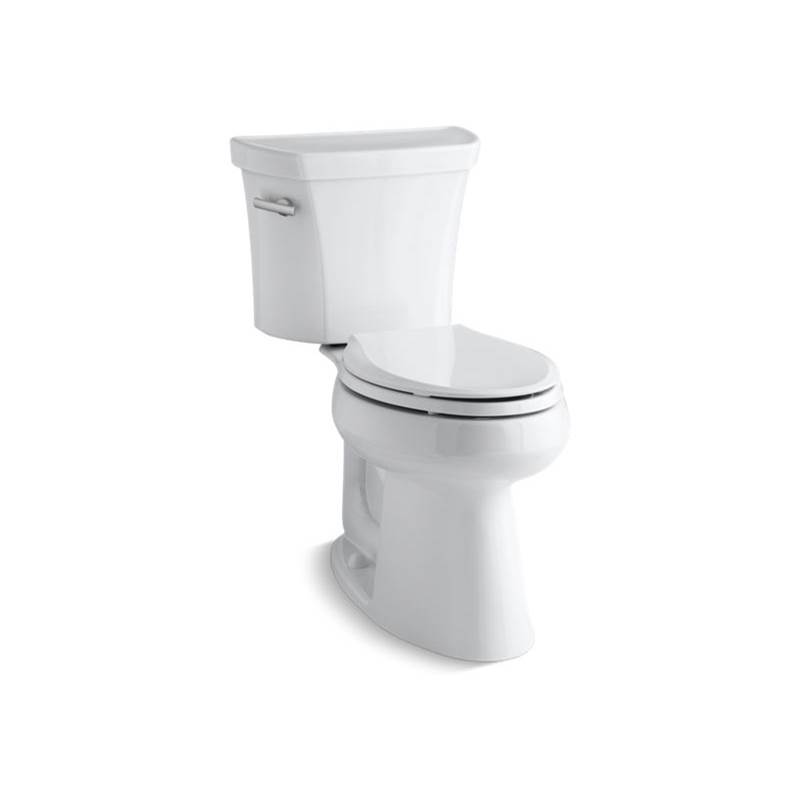 Kohler Highline® Comfort Height® Two-piece elongated 1.28 gpf chair height toilet with insulated tank and 10'' rough-in