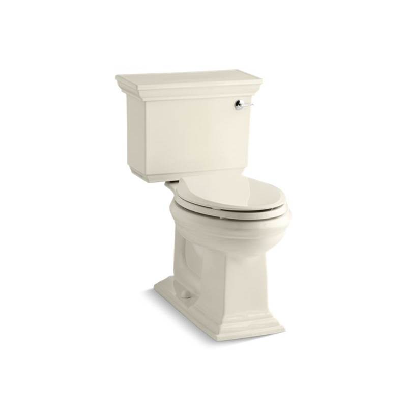 Kohler Memoirs® Stately Comfort Height® Two-piece elongated 1.28 gpf chair height toilet with right-hand trip lever