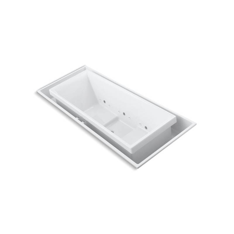 Kohler sok® 104'' x 41'' drop-in Effervescence bath with chromatherapy and center drain