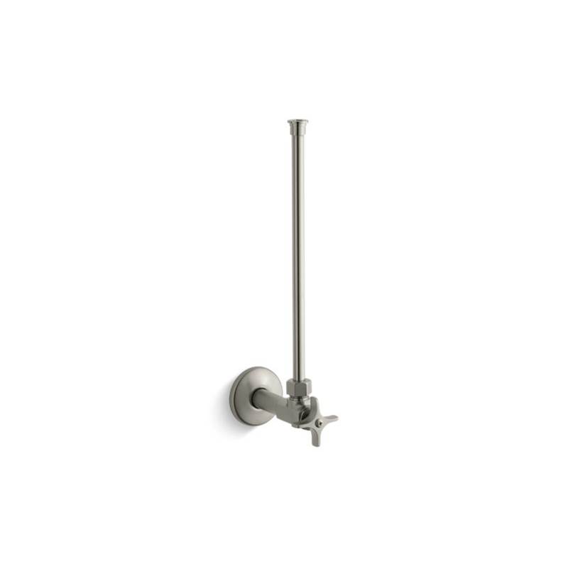 Kohler 1/2'' NPT angle supply with stop with cross handle and annealed vertical tube