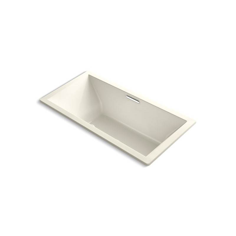 Kohler Underscore® Rectangle 72'' x 36'' drop-in bath with Bask® heated surface and center drain
