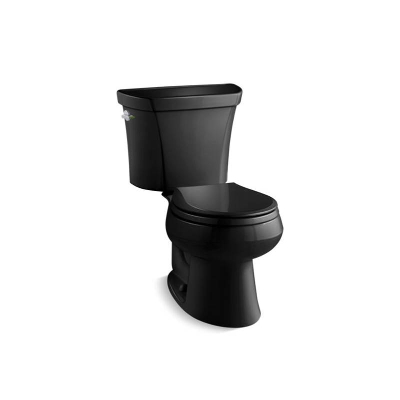 Kohler Wellworth® Two-piece round-front dual-flush toilet
