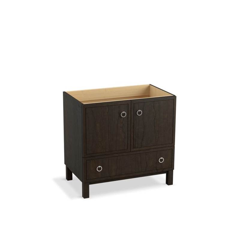 Kohler Jacquard® 36'' bathroom vanity cabinet with furniture legs, 2 doors and 1 drawer
