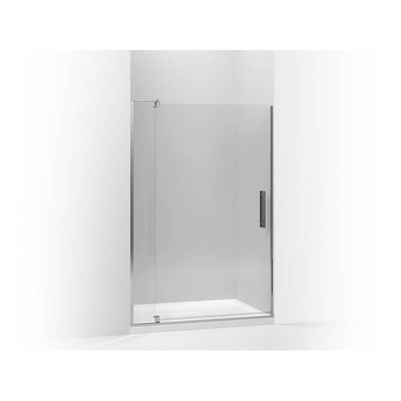 Kohler Revel® Pivot shower door, 74'' H x 43-1/8 - 48'' W, with 5/16'' thick Crystal Clear glass