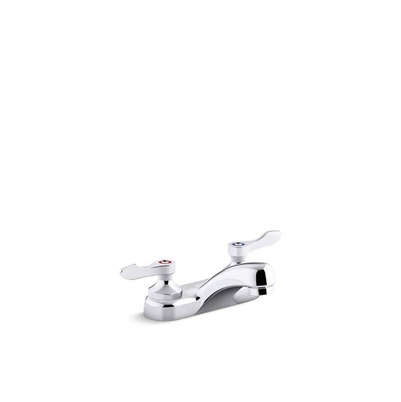 Kohler Triton® Bowe® 0.5 gpm centerset bathroom sink faucet with aerated flow and lever handles, drain not included