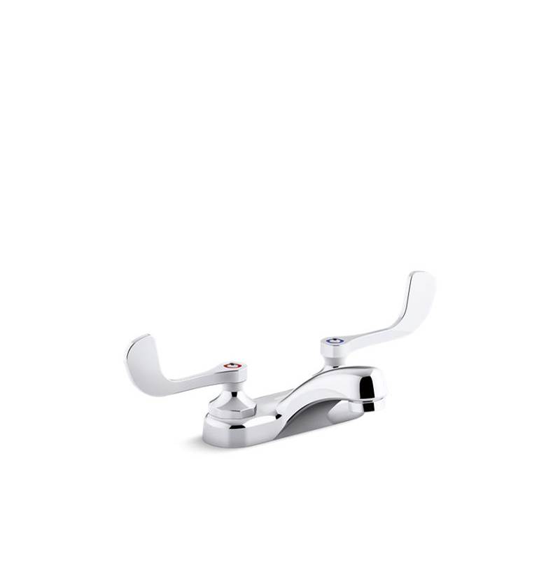 Kohler Triton® Bowe® 1.0 gpm centerset bathroom sink faucet with laminar flow and wristblade handles, drain not included