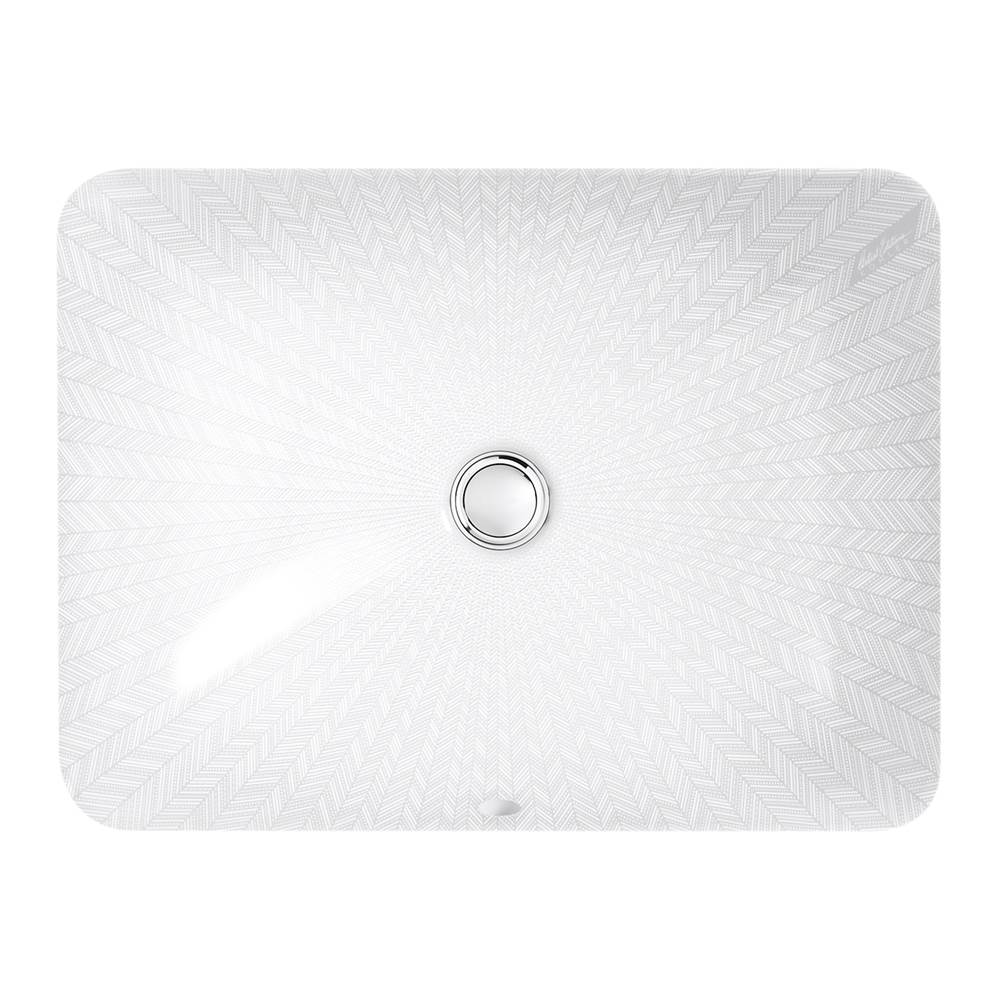 Kohler Sartorial™ Herringbone Caxton® Rectangle Undermount bathroom sink