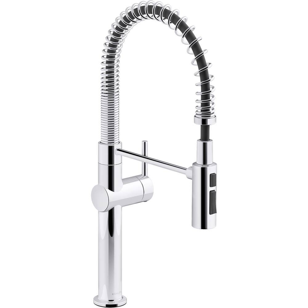 Kohler Crue Pull-down Single-handle Semiprofessional Kitchen Faucet