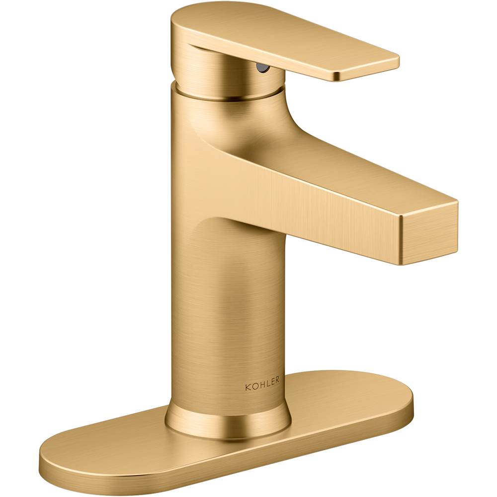 Kohler Taut Single-handle bathroom sink faucet with escutcheon