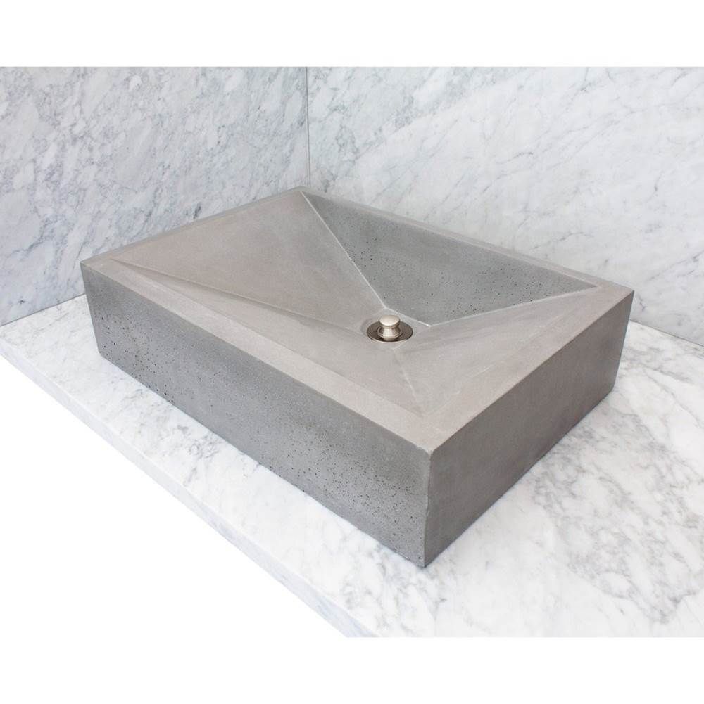 Linkasink RIDER: Concrete Rectangle Sloped Sink