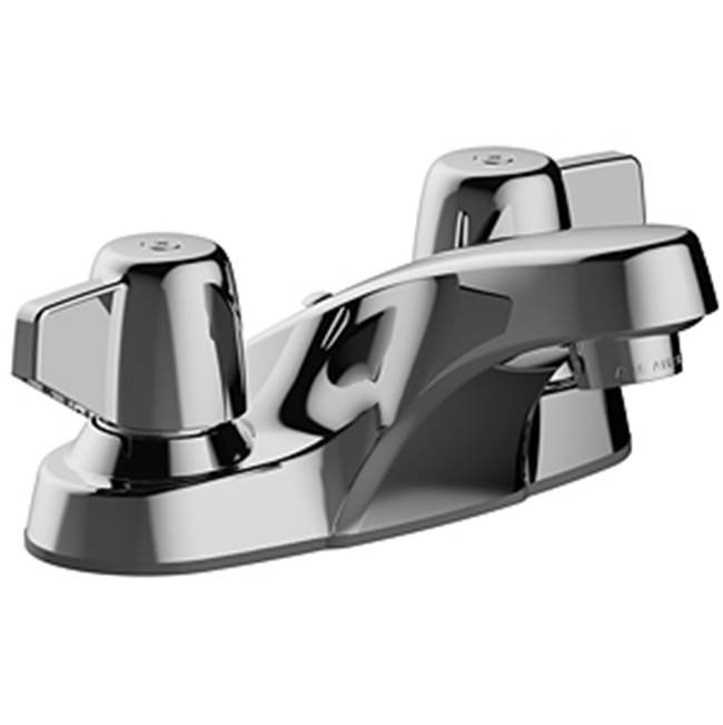 Matco Norca Two Handle 4'' Centerset Lavatory Faucet, Quick Mount Installation, Less Pop-Up, Washerless, 1.2 Gpm, Chrome