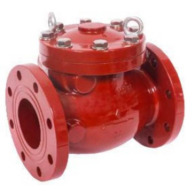 Matco Norca 4'' Flanged Ci Swing Chk Valve Resilient Seat Awwa C508 200Cwp Fusion Bonded Epoxy W/1 Bossing