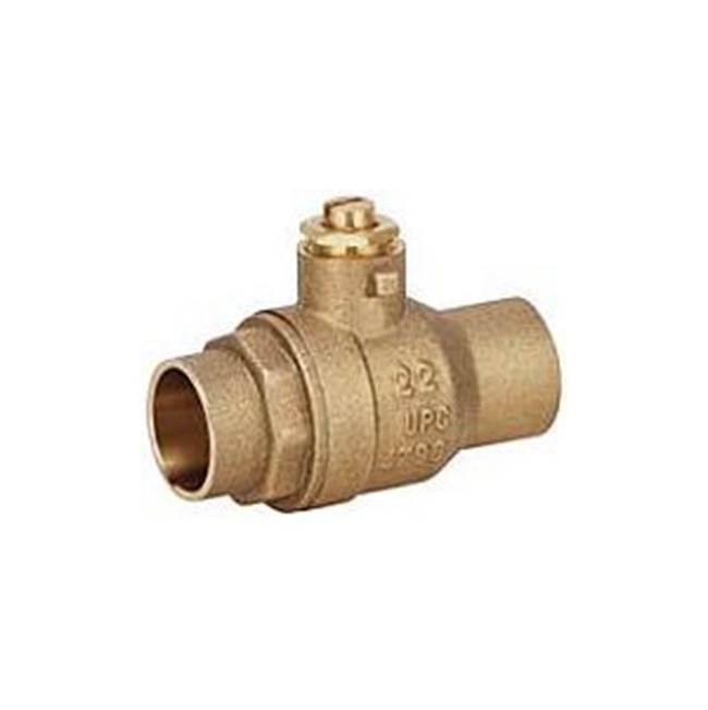 Matco Norca 3/4'' C-C Ball Style Balancing Valve W Screw Driver Stop-F.P.-600Wog Not For Potable Water Use In Ca,Vt