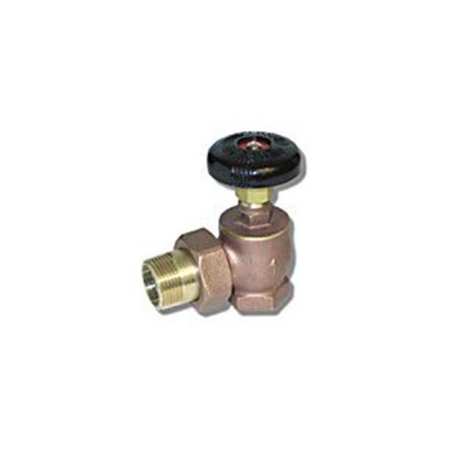 Matco Norca 1'' BRASS RAD ANGLE VALVE NOT FOR POTABLE WATER