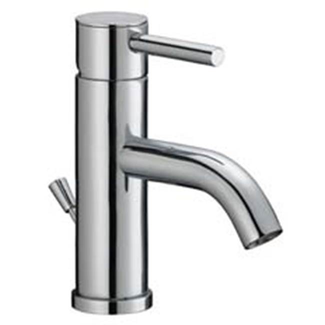 Matco Norca Sgl Hndle Cntmp Lav Faucet, Metal Lever Hndle, Ceramic Cartridge, Integrated Supply Lines, 1-3 Hole Install, Deckplate Included, Push Pop-Up, 1.0 Gpm