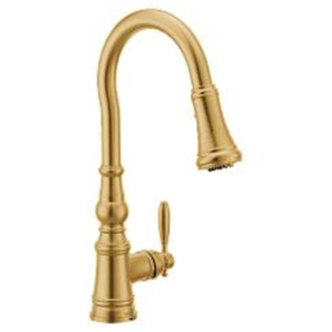 Moen Brushed Gold One-Handle Kitchen Faucet