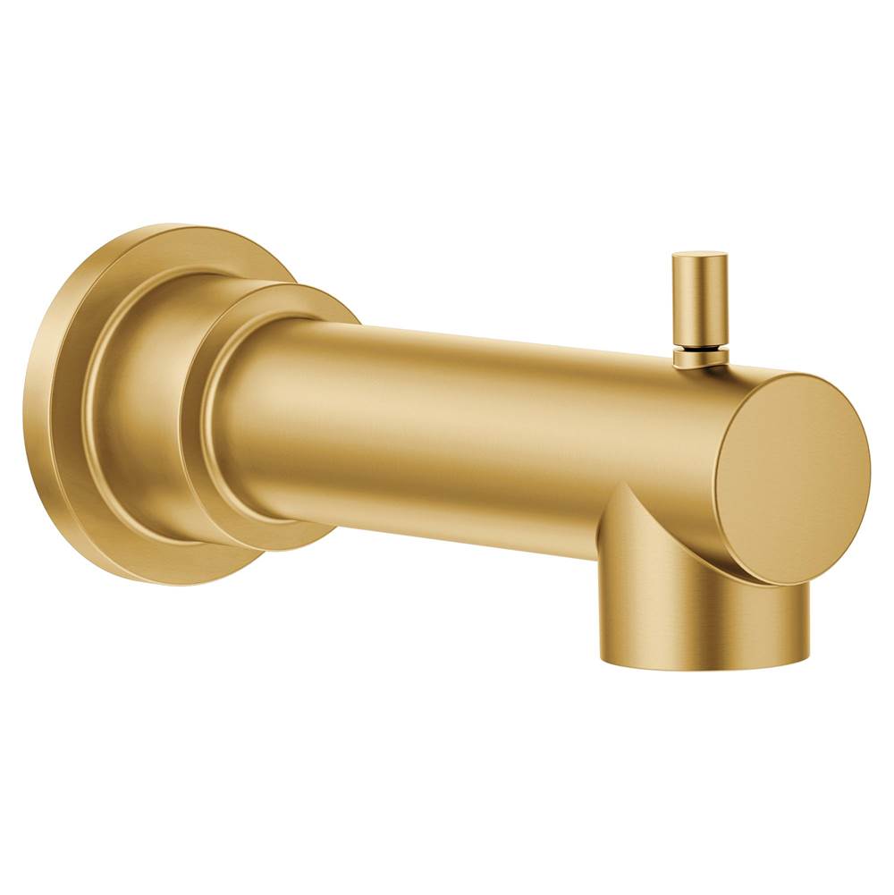 Moen Align 1/2-Inch Slip Fit Connection Diverter Tub Spout, Brushed Gold