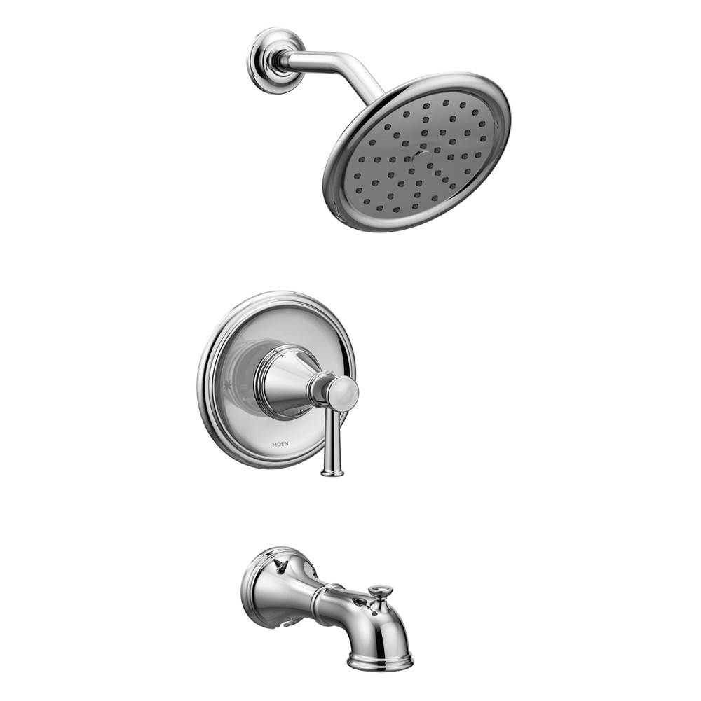 Moen Belfield Single-Handle 1-Spray Posi-Temp Tub and Shower Faucet Trim Kit in Chrome (Valve Sold Separately)