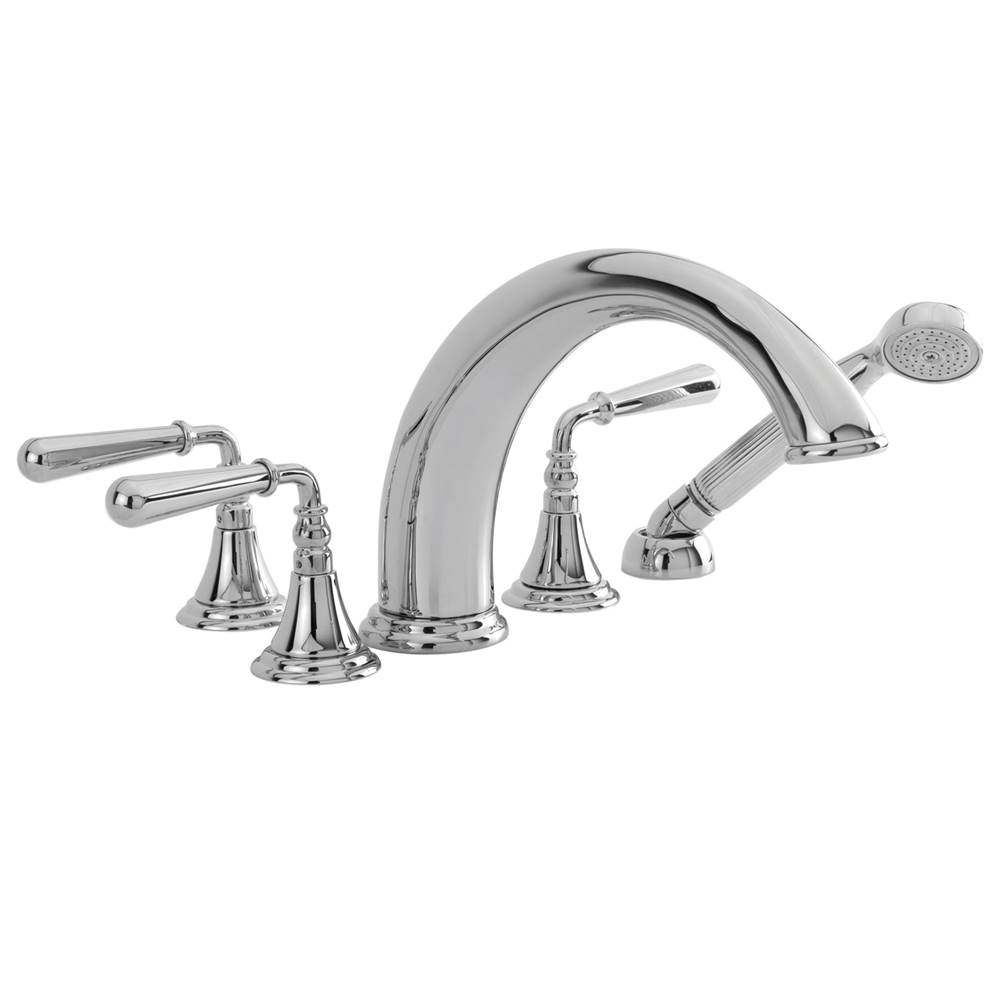 Newport Brass Bevelle Roman Tub Faucet with Hand Shower