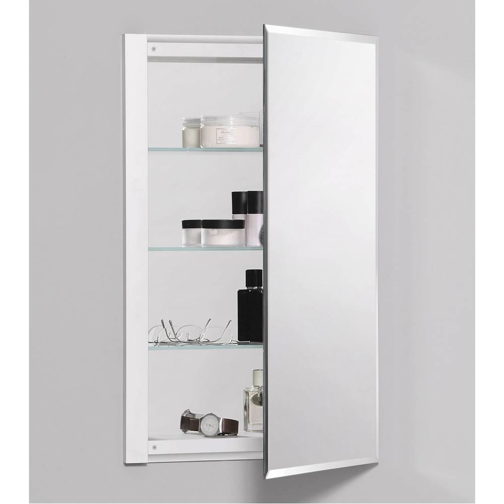 Robern R3 Series Cabinet, 16'' x 26'' x 4'', Single Door, Bevel Edge