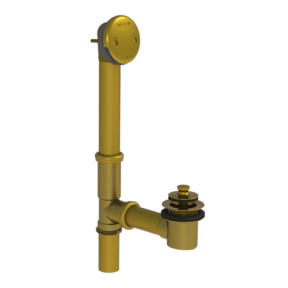 Watco Manufacturing Push Pull Bath Waste Tubs To 16-In. 17-Ga Brass Brs Polished Brass ''Pvd''