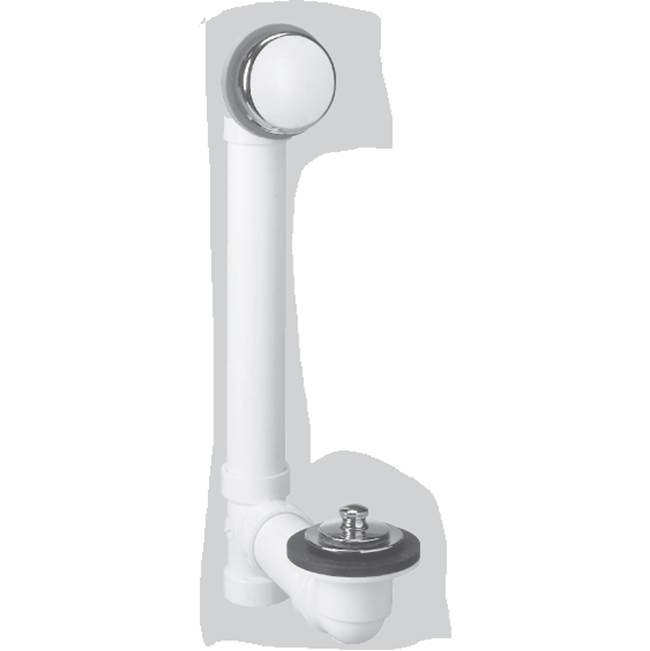 Watco Manufacturing Innovator Plus Perfect Fit Push Pull Bath Waste Sch 40 Pvc Nickel Polished ''Pvd''